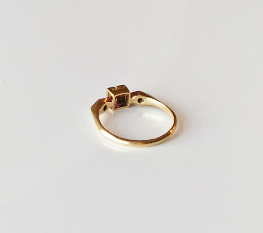 18ct, Platinum Art Deco Diamond Ring